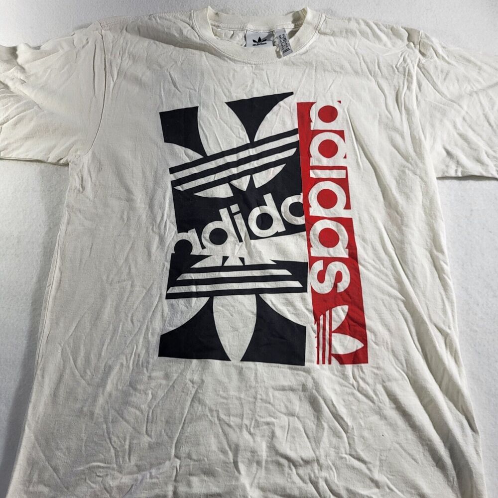 Adidas Men's Short-Sleeve Trefoil Logo Graphic T-Shirt Medium